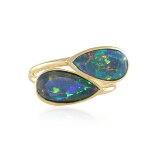 Zilveren ring met Mezezo opalen (de Melo Essence)