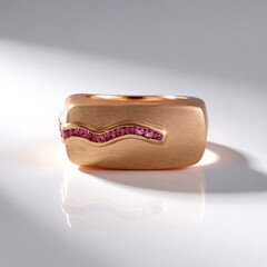 Anello in argento con Tormalina Rosa Nigeriana (SAELOCANA)