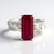 Anello in argento con Rubino del Madagascar (de Melo Essence)