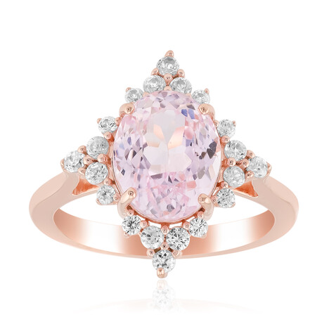 Anello in argento con Kunzite