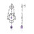 Sambia-Amethyst-Silberohrringe (Dallas Prince Designs)