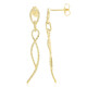 Boucles d'oreilles en argent et Diamant chocolat