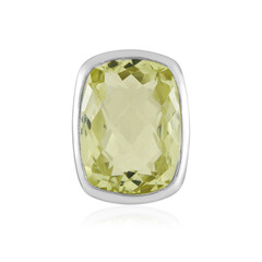 Ciondolo in argento con Quarzo Limone