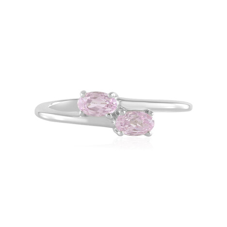 Anello in argento con Kunzite