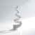 Ciondolo in argento con Zircone (MONOSONO COLLECTION)