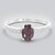 Anello in argento con Zircone Cioccolato