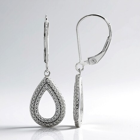 Orecchini in argento con Zircone