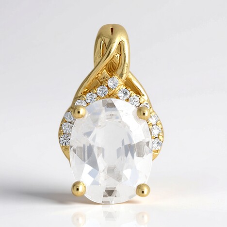 Ciondolo in oro con Zircone