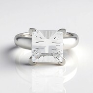 Anillo en plata con Cuarzo blanco