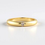 Anello in argento con Diamante Cioccolato I2