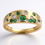 Anello in oro con Smeraldo Zambia AAA (CIRARI)