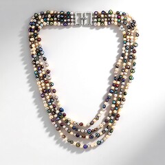 Collana in argento con Perla di Acqua Dolce