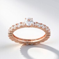 Zircon Silver Ring (Adela Silber)