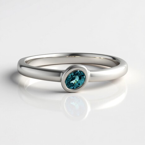 Anello in argento con Zircone Ratanakiri