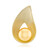 Gold Freshwater Pearl Silver Pendant (TPC)