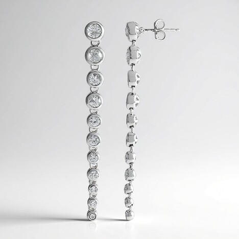 Orecchini in argento con Zircone (de Melo)