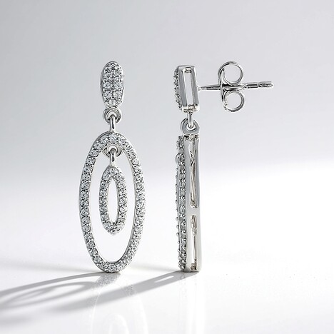 Orecchini in argento con Zircone