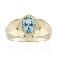 Bague en or et Tourmaline bleu pétrole (Rifkind 1894 Collection)