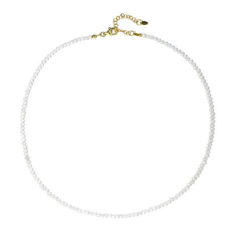 Zirkon-Silberhalskette