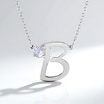 Collana in argento con Pietra di Luna Arcobaleno