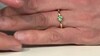 Anillo en plata con Esmeralda de Colombia (de Melo Essence)