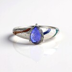 Anello in argento con Labradorite (SAELOCANA)