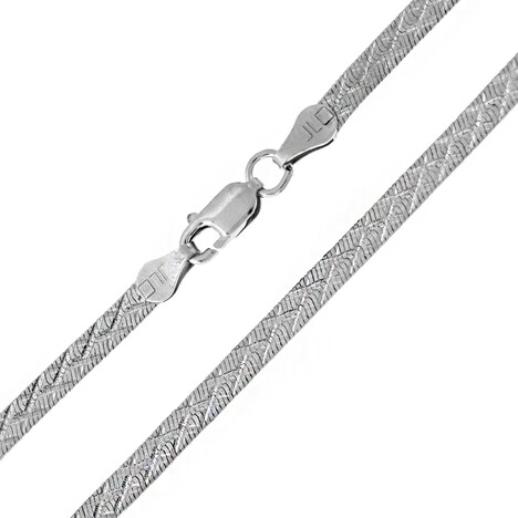 Design-Silberhalskette