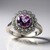 Anello in argento con Ametista