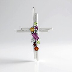Ciondolo in argento con Citrino Madeira