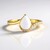 Anello in argento con Opale di Welo
