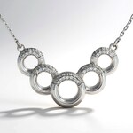 Collana in argento con Zircone