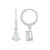 Zilveren oorbellen met Welo-opalen
