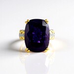 Bague en argent et Améthyste (Gems en Vogue)