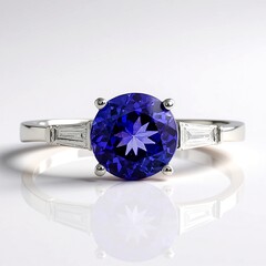 Anello in oro con Tanzanite AAA (CIRARI)