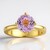 Anello in argento con Kunzite