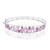 Bracciale in argento con Ametista Rose de France