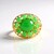 Anello in argento con Crisoprasio (Ornaments by de Melo)