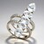 Anello in argento con Danburite