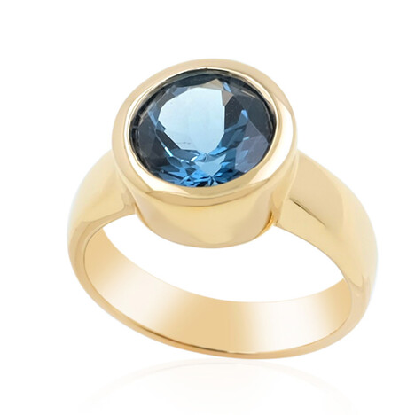 Anello in oro con Topazio Blu Londra (de Melo)
