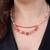 Collier en argent et Rhodochrosite
