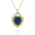Londonblauer Topas-Silberhalskette (Gems en Vogue)