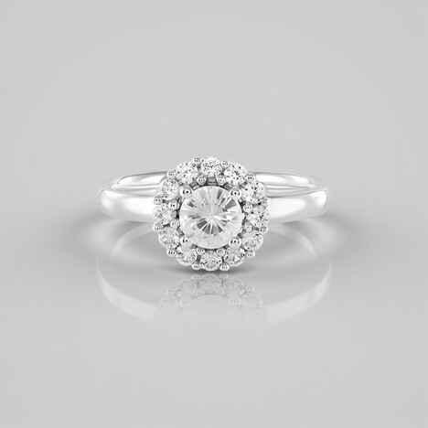 Anello in argento con Zircone
