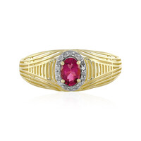 Pinkfarbener Turmalin-Goldring (Ornaments by de Melo)