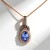 Collana in oro con Tanzanite AAA