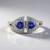 Bague en argent et Tanzanite