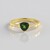 Anello in argento con Diopside Russo