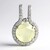 Ciondolo in argento con Prehnite