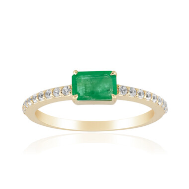 Sambia-Smaragd-Goldring
