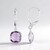 Orecchini in argento con Ametista Rose de France