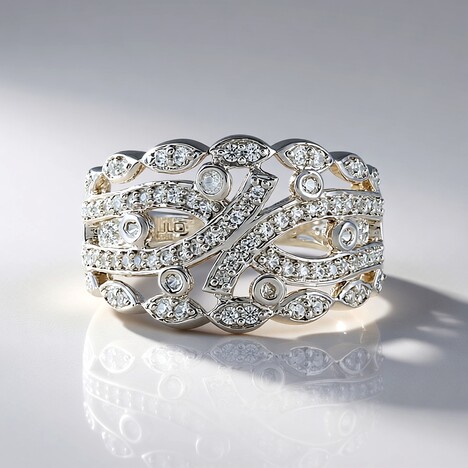 Bague en argent et Zircon
